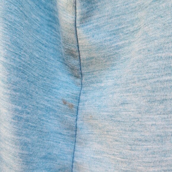 all in motion Plus Light Blue Crop Tank Top Crewneck Solid Athleisure Lounge - Picture 13 of 15